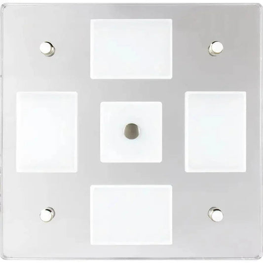 Sea-Dog Square LED Mirror Light w/On/Off Dimmer - White  Blue [401840-3] Sea-Dog