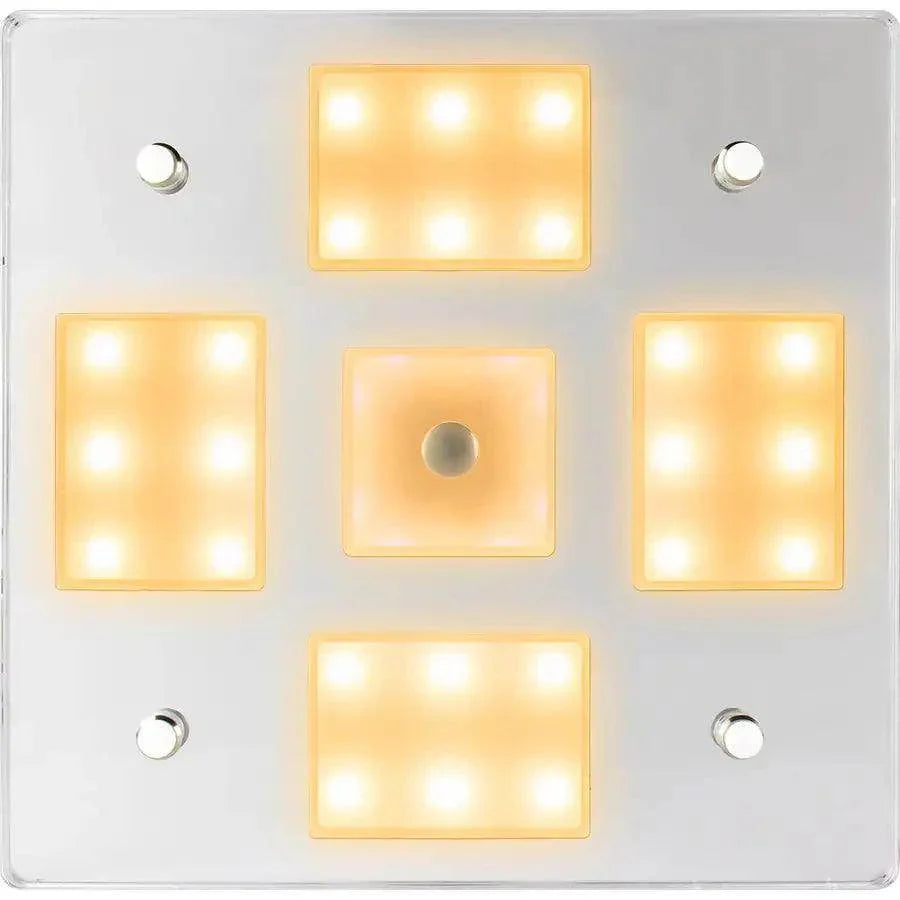 Sea-Dog Square LED Mirror Light w/On/Off Dimmer - White  Blue [401840-3] Sea-Dog