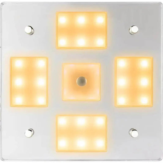 Sea-Dog Square LED Mirror Light w/On/Off Dimmer - White  Blue [401840-3] Sea-Dog