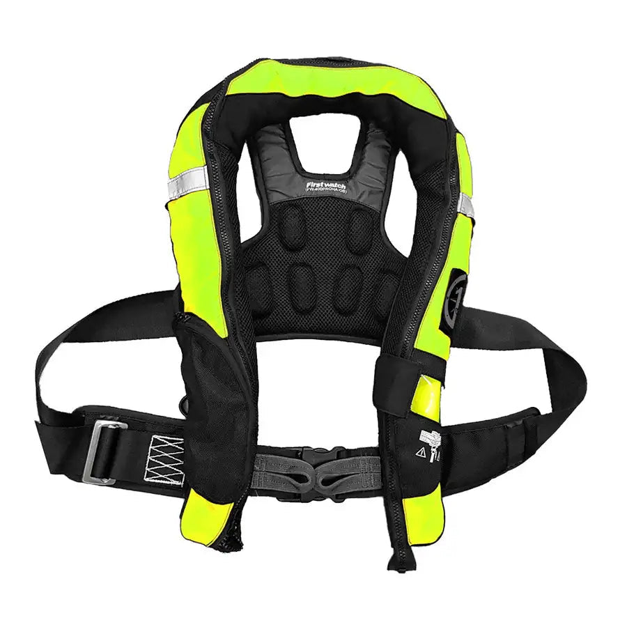 First Watch FW-40PRO Ergo Auto Inflatable PFD - Hi-Vis Yellow [FW-40PROA-HV] - Premium Personal Flotation Devices from First Watch - Just $300! Shop now at Besafe1st®