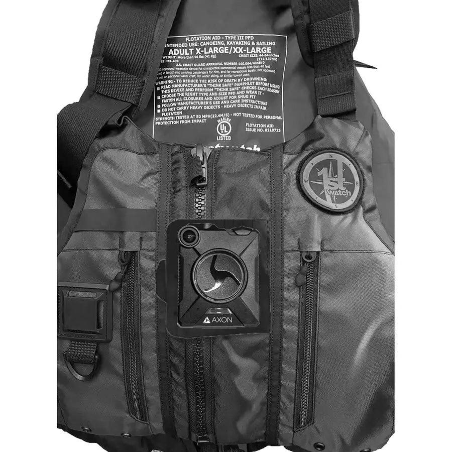 First Watch AV-1000 Kayak Style Duty PFD - Black - XS/S [AV-1000-BK-XS/S] - Besafe1st® 