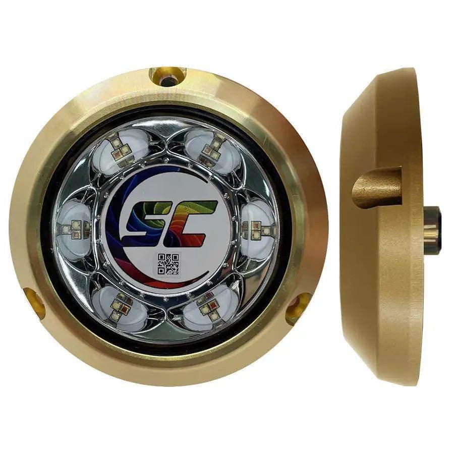 Shadow-Caster SC3 Series CC (Full Color Change) Bronze Surface Mount Underwater Light [SC3-CC-BZSM] Shadow-Caster LED Lighting