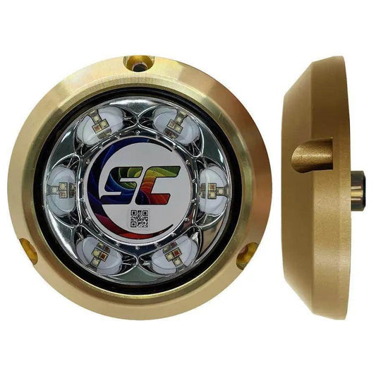 Shadow-Caster SC3 Series CC (Full Color Change) Bronze Surface Mount Underwater Light [SC3-CC-BZSM] - Besafe1st