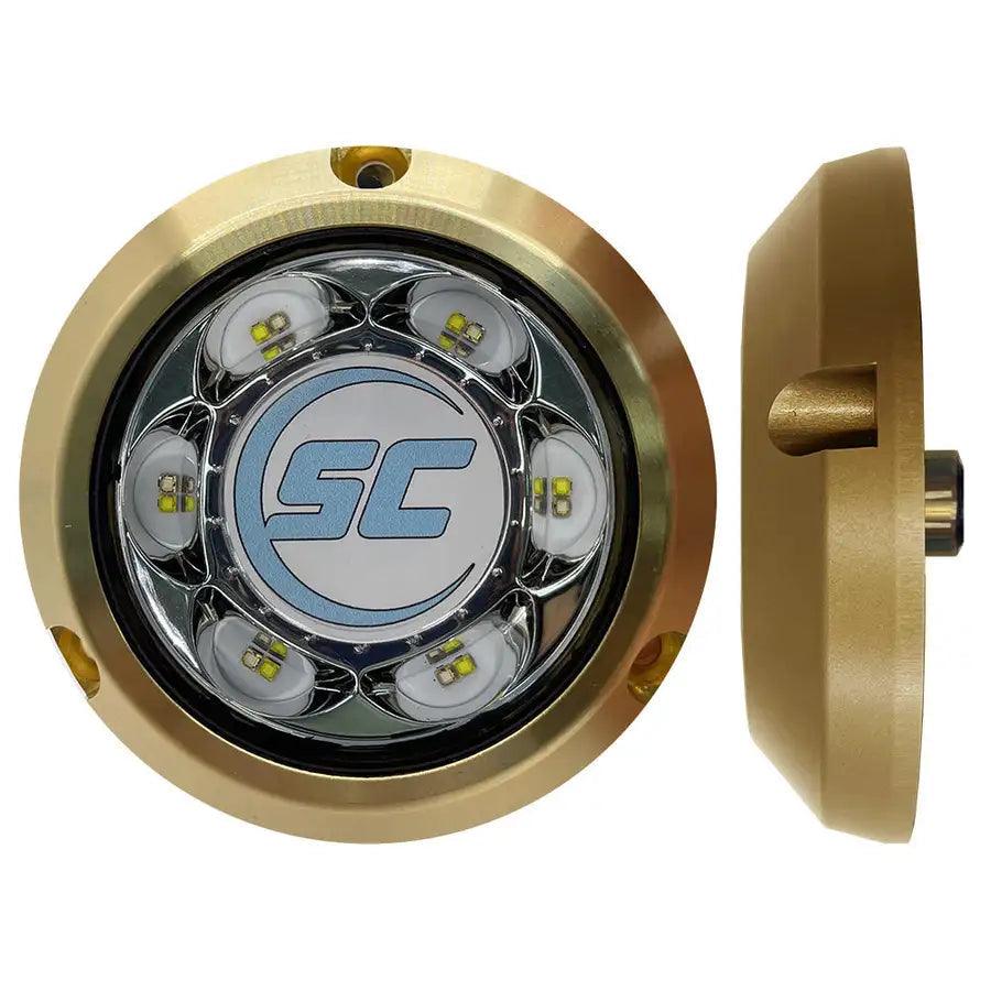 Shadow-Caster SC3 Series Bimini Blue Bronze Surface Mount Underwater Light [SC3-BB-BZSM] - Besafe1st® 