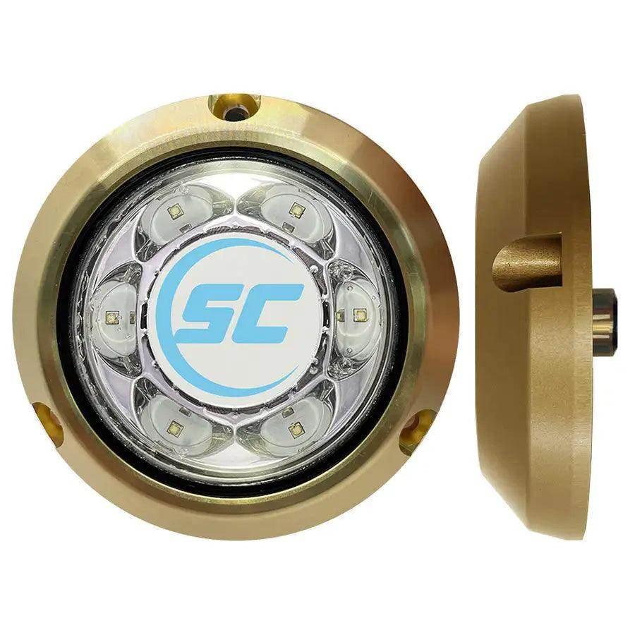 Shadow-Caster SC3 Series Great White Bronze Surface Mount Underwater Light [SC3-GW-BZSM] - Besafe1st