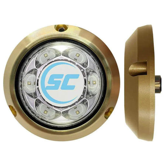 Shadow-Caster SC3 Series Great White Bronze Surface Mount Underwater Light [SC3-GW-BZSM] Shadow-Caster LED Lighting