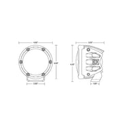 RIGID Industries 360 Series 4" Spot w/Amber Pro Lens - Pair [36123] - Besafe1st®  