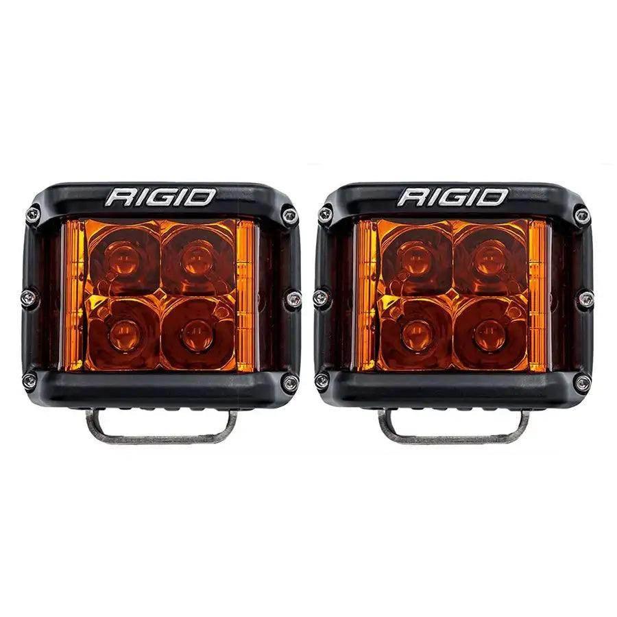 RIGID Industries D-SS Spot w/Amber Pro Lens - Pair [262214] - Besafe1st