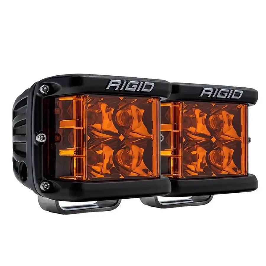RIGID Industries D-SS Spot w/Amber Pro Lens - Pair [262214] - Besafe1st