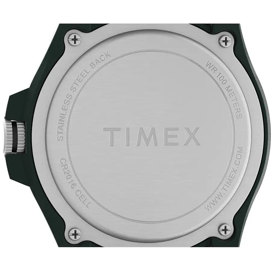 Timex Expedition Acadia Rugged Black Resin Case - Natural Dial - Brown/Black Fabric Strap [TW4B26500] Besafe1st™ | 