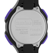 Timex Ironman Womens Essentials 30 - Black Case - Purple Button [TW5M55200] Besafe1st™ | 