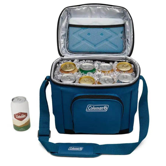 Coleman Chiller 16-Can Soft-Sided Portable Cooler - Deep Ocean [2158119] - Besafe1st