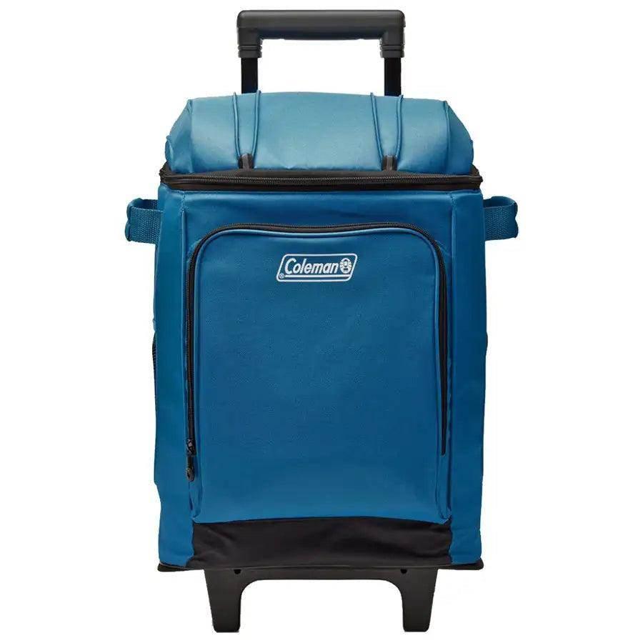 Coleman CHILLER 42-Can Soft-Sided Portable Cooler w/Wheels - Deep Ocean [2158120] - Besafe1st